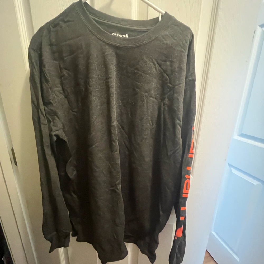 Carhartt Black Long Sleeve Men's Shirt